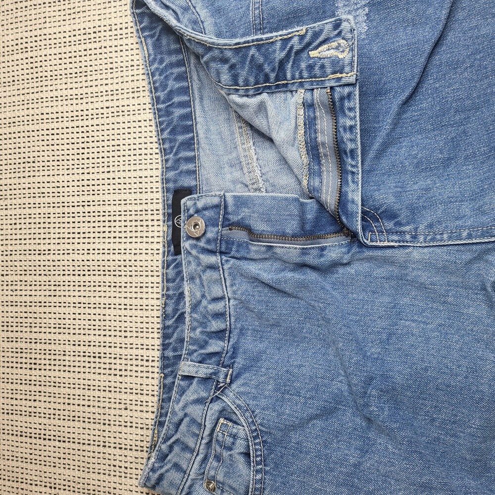 Missguided Shorts Womens 14 Denim High Rise‎ Distressed Raw Hem Casual Summer